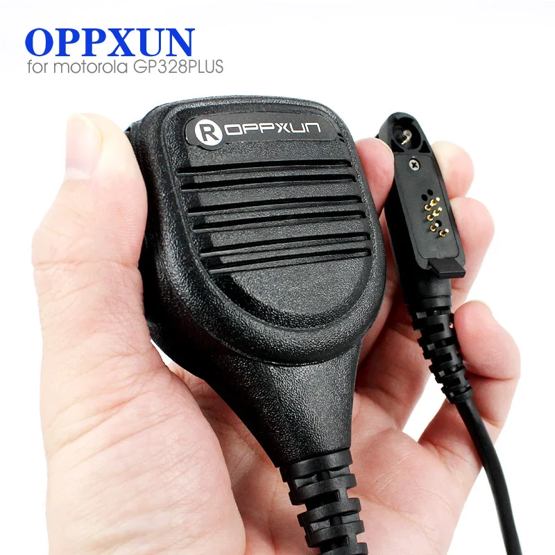 

PTT Speaker Mic Microphone for Motorola GP328Plus GP338Plus GP344 GP388 GP644 GP688 Walkie Talkie Two Way Radio