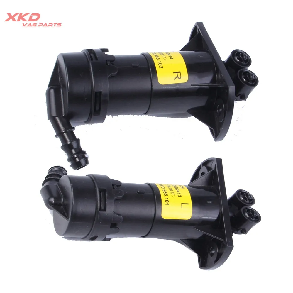 

Pair Left&Right Headlight Washer Sprayer Nozzle Set Fit For Audi A6 Allroad Quattro RS6 4F0955101,4F0955102