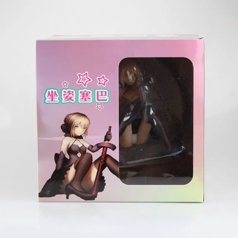 Аниме Fate/Ночной меч сидящий Ver. Сексуальная ПВХ фигурка Коллекционная модель игрушки кукла 15 см