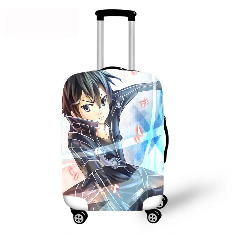 DIYBT040 Защитный чехол для багажа Sword Art онлайн 3D напечатанный водонепроницаемый чехол для 18-30 дюймов чемодан на колесиках эластичные дождевики для путешествий - Цвет: DIYBT040