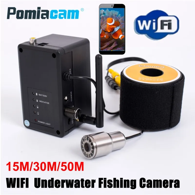 Камера для подводной рыбалки WF13WSL беспроводная камера Wi Fi HD 1000TVL с видеозаписью IOS