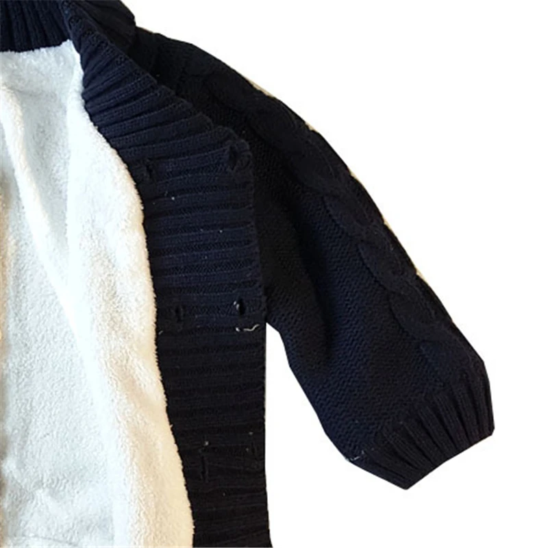 Новинка 2018 зимняя детская одежда для маленьких девочек и мальчиков вязаный