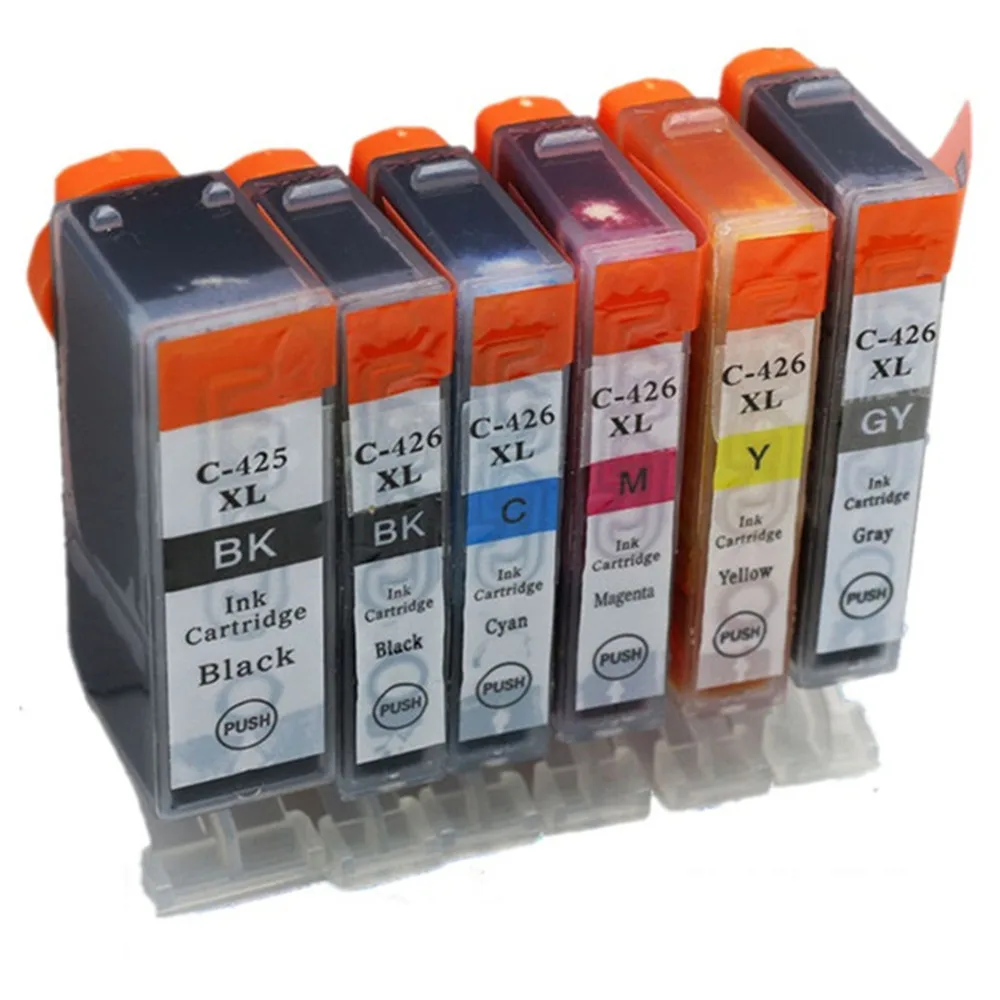 Замена PGI-425 CLI-426 PGI-425XL PGI 425 XL PGI425 PGI425XL чернильные картриджи для Canon Pixma MG6140 MG6240 MG8140 MG8240