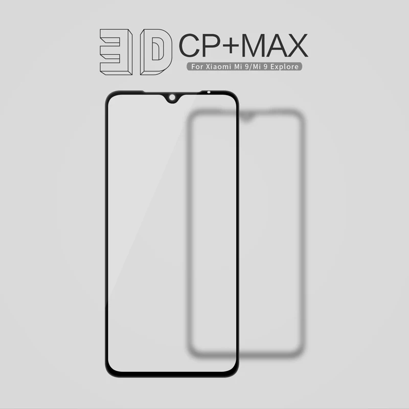Защитное стекло NILLKIN 3D CP + MAX нанометр 9H для xiaomi Mi 9T|Защитные стёкла и плёнки| |