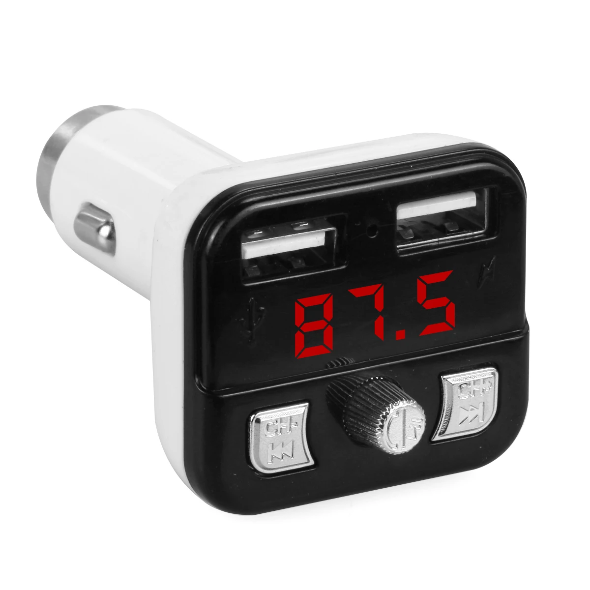 Авто двойной 2 Порты usb руки свободные fm-передатчик автомобиля Зарядное устройство ЖК-дисплей Дисплей Hands-Free MP3 плеер Bluetooth Беспроводной