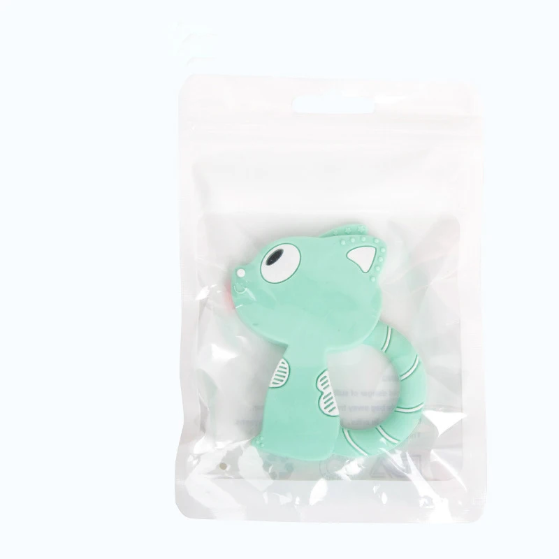 1 шт. Силиконовые рыбы прорезыватель кулон грызун для младенцев кошка Русалка