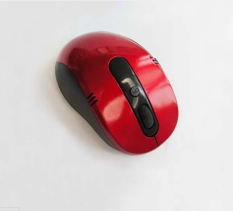 red Binful игровой Мышь 2.4 ГГц Мыши компьютерные оптический Мышь беспроводной USB приемник ПК компьютер Мышь Беспроводной для ноутбука Прямая - Цвет: red