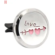 Carprie 30 мм носимых элегантным дизайном полые нержавеющей Автомобиль Air Vent Авто Освежитель Эфирные масла диффузор подарок медальон Декор