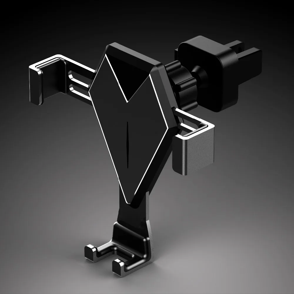 

Gravity Auto Mobile Phone Holder in Car Air Vent Clip Mount No Magnetic Hands Free Car Bracket For iPhone Xs MAX,Samsung