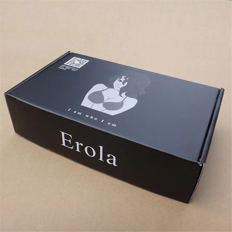 

Wholesale 1000PCS/lot Manufacturer High quality Custom Matte Black corrugated cardboard shipping mailer boxes Bras Underware box