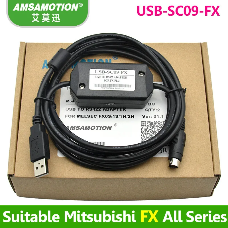 SC-09 SC09 Cable RS232 to RS422 adapter for Mitsubishi MELSEC FX /& A series PLC