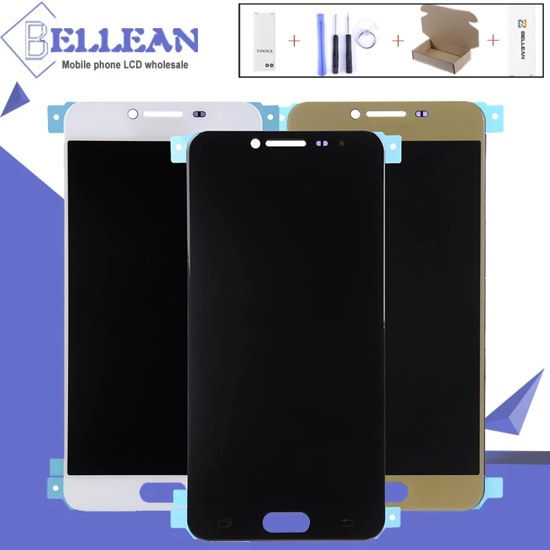 

Catteny Replacement Lcd For Samsung Galaxy C5 LCD C5000 Display Touch Panel Glass Screen Digitizer Assembly Free Shipping