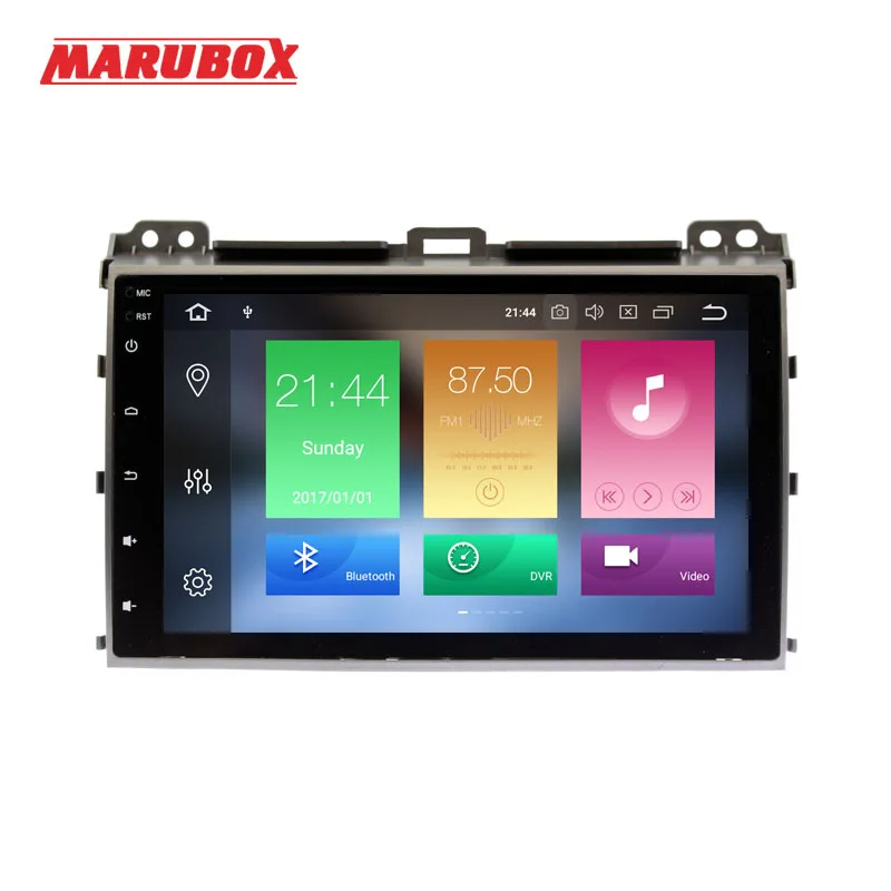 MARUBOX 9A107PX5 Штатная магнитола для Toyota Land Cruiser Prado Lexus GX 2002 2009 Головное устройство на
