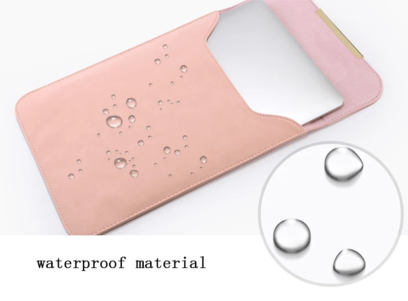 Новые матовые из искусственной кожи рукав сумка для ноутбука 15,6 14 для macbook Air 13 Чехол Pro retina, 11, 12, 15 лет для Xiaomi Mi Тетрадь 12,5 13,3