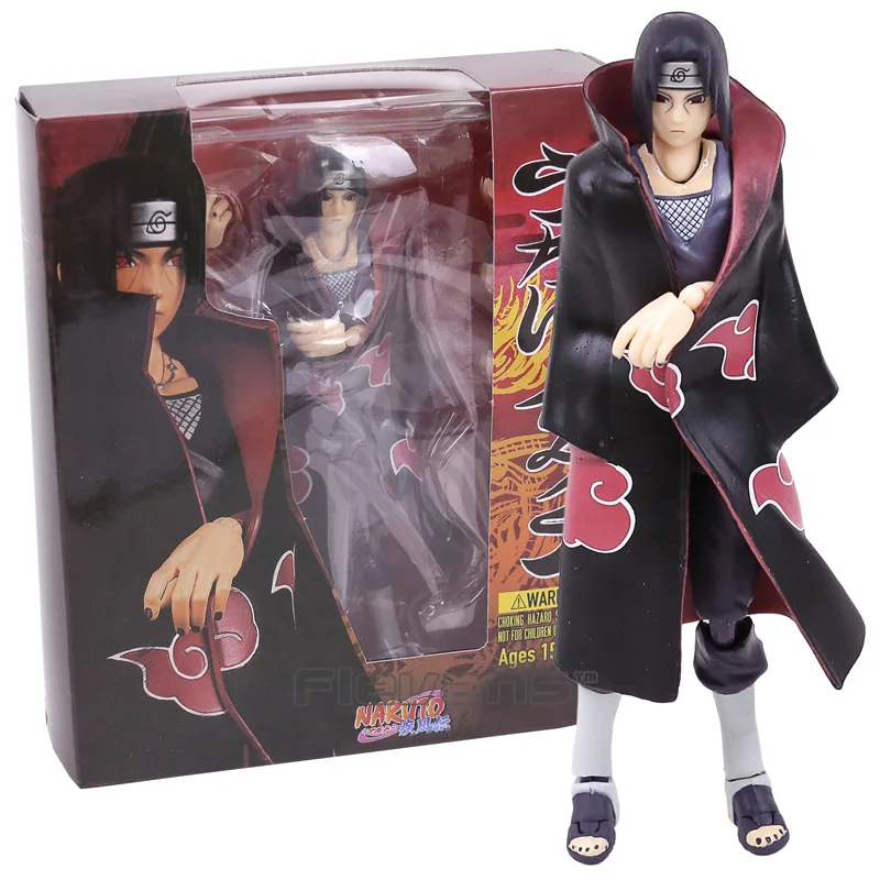 Дешево СВЧ S. H. Figuarts Наруто Учиха Итачи ПВХ фигурку Коллекционная модель игрушки 16 см