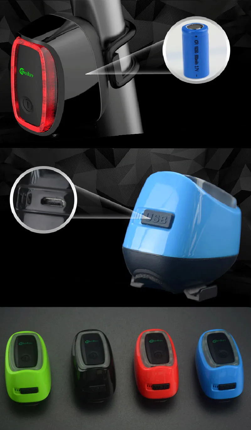 Discount Meilan X6 Bicycle Rear light USB Bike light lamp Rechargeable intelligent Light-sensit Cycling Led cycling accessorie 5 Discount Meilan X6 Bicycle Rear light USB Bike light lamp Rechargeable intelligent Light-sensit Cycling Led cycling accessorie 5