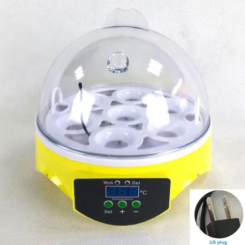NEW 220V Mini 7 Egg Automatic Incubator Poultry Incubator Brooder Digital Temperature Hatchery Egg Incubator Chicken Duck Bird NEW 220V Mini 7 Egg Automatic Incubator Poultry Incubator Brooder Digital Temperature Hatchery Egg Incubator Chicken Duck Bird