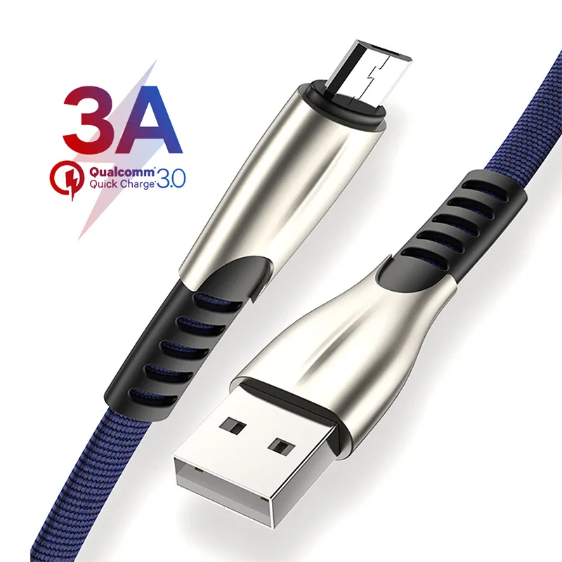Micro USB кабель 3A Быстрая зарядка USB кабель для передачи данных на Xiaomi huawei samsung планшет Android мобильный телефон usb зарядный шнур