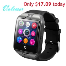 100% Original Q18 Smart Watch Waterproof Smartwatch Sport Watch Wristwatch Support NFC SIM Card Camera For Android Phone PK GT08