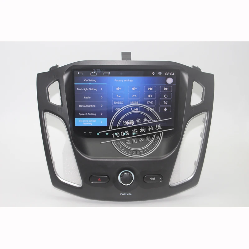 Cheap HACTIVOL 9" Quad core car radio gps navigation for Ford Focus 2012 android 7.0 car DVD video player with 1G RAM 16G ROM 19