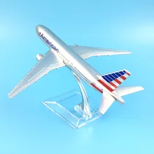 Free Shipping American Airlines Boeing 777 16cm alloy metal model aircraft child Birthday gift plane models