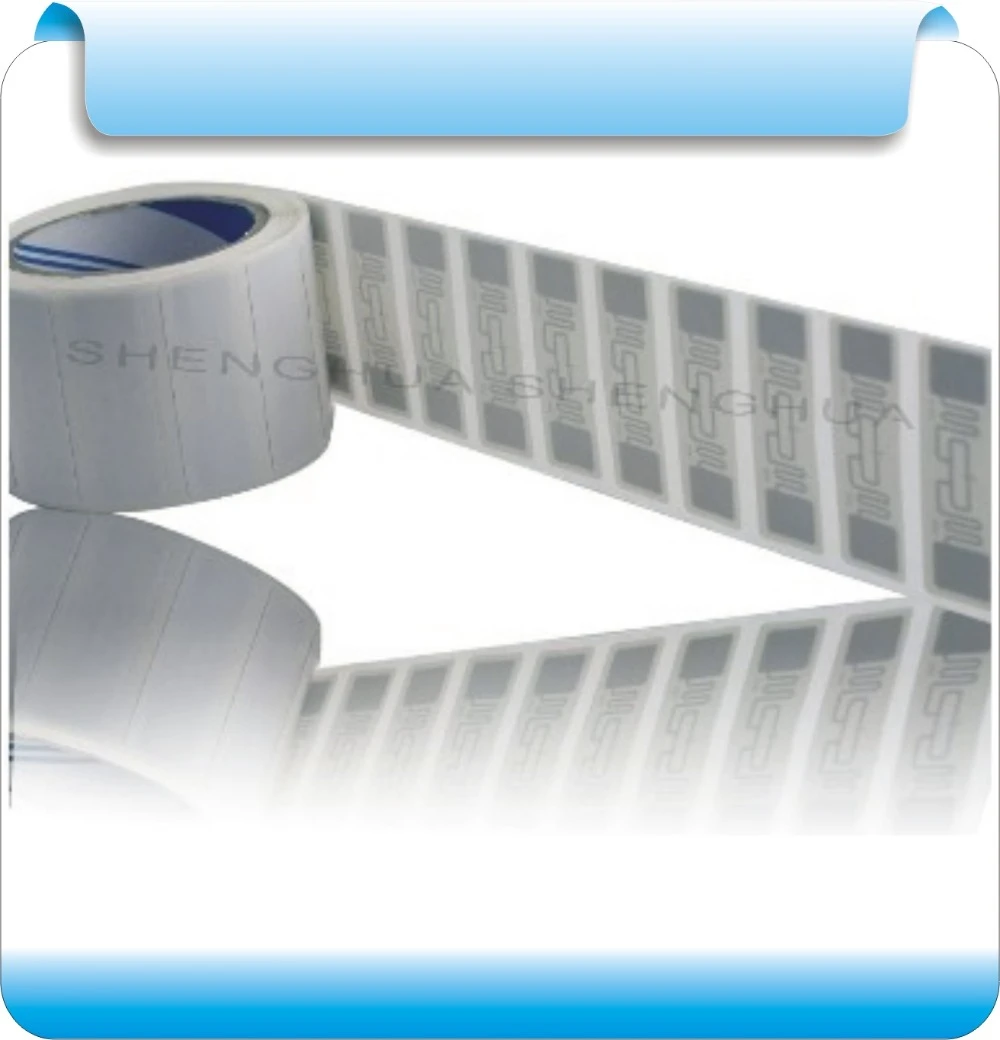 2000pcs/roll   860-960 MHZ RFID ticket/ label warehousing logistics high-frequency electronic tag label / non-drying label