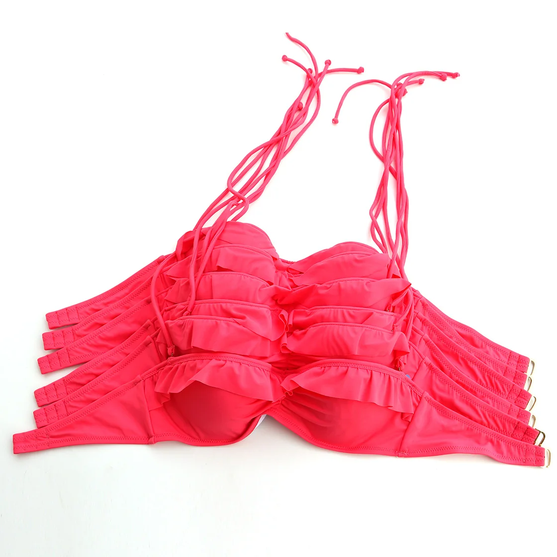 Wholesale Women Bikinis Tops Secret Swimsuit Red Sexy Halter CropTop