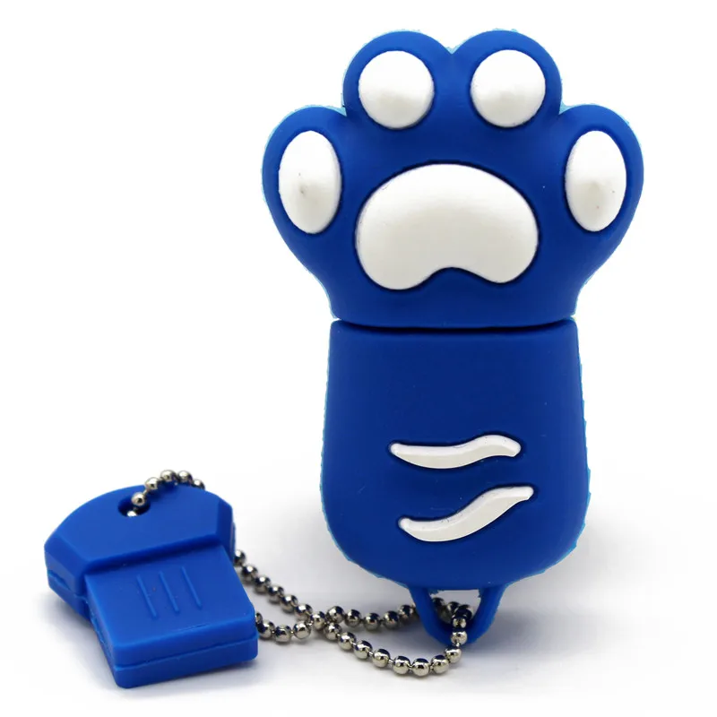 Usb флеш накопитель BiNFUL 2020 с когтями 64 ГБ коричневый розовый черный синий цвета usb 2