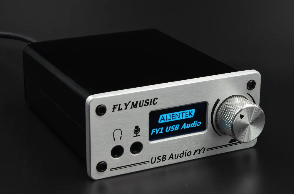 ALIENTEK YF1 HIFI USB DAC XMOS digital audio amplifier support ASIO / 192K / 32bit /optical /coaxial output / blue OLED