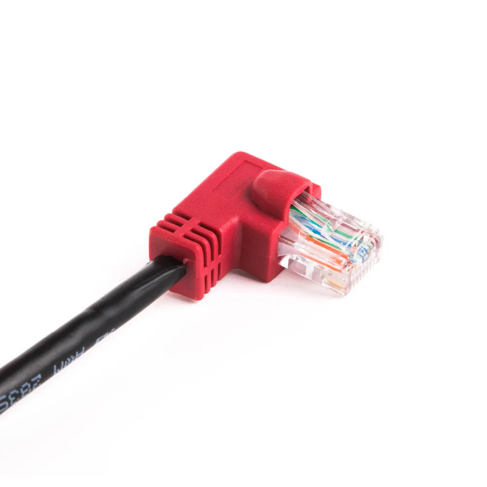 Ethernet кабель Cat5e Lan сетевой патч UTP Cat 5 RJ45 левый и правый угол для PS2 компьютерный