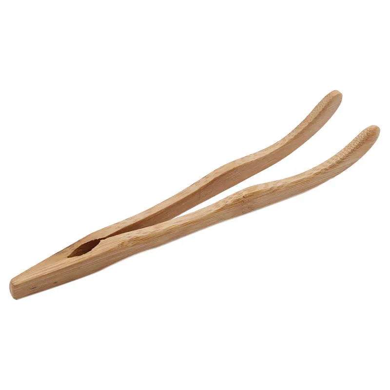 Bamboo Cooking Kitchen Tongs Food Tool Salad Bacon Steak Bread Cake Wooden Clip Home Kitchen Tools 1Pc food tongs