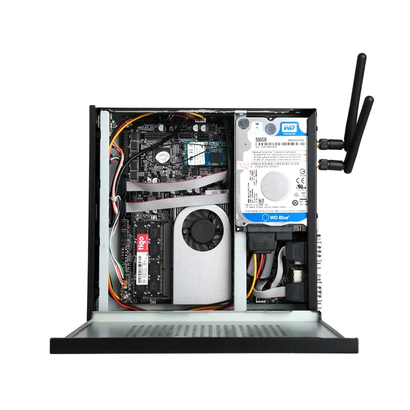 Мини ПК Intel Celeron J1900 Barebone Linux Windows 10 тонкий клиентский макро компьютер бесплатная
