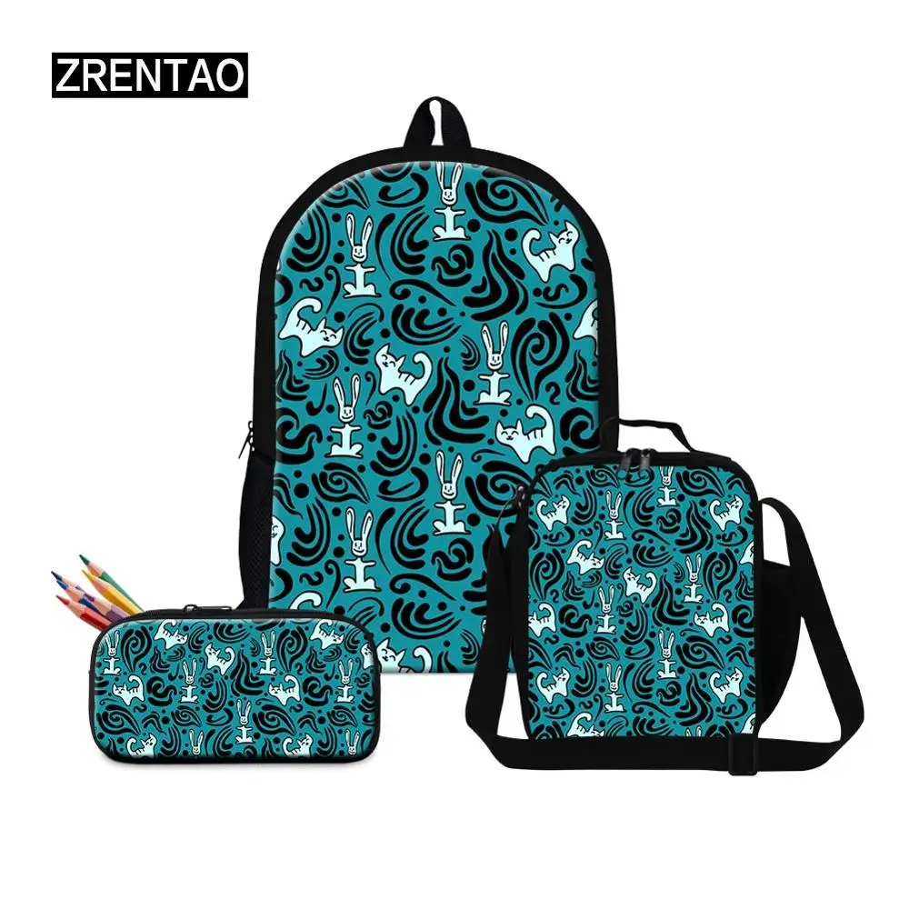 

Waterproof Preschool Toddlers School Back Pack Schoolbag Set Cute Animals Print Teens Boy Girl Book Rucksack With Lunchboxpenbox