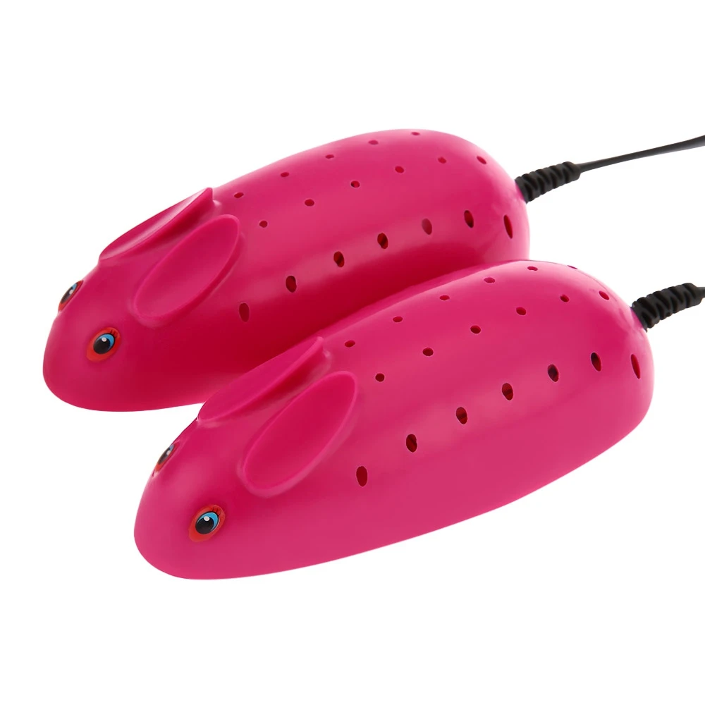 

Fragrant Electric Heated Shoe Decorations Kawaii Cute Mice Shape EU Plug Bactericidal Ultraviolet Lamp Shoes Tools