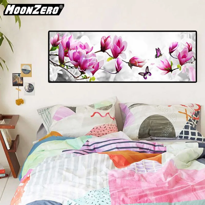 

Flower and butterfly 5D DIY Diamond Square Diamond Inlay Diamond Embroidered Crafts Decor Gift set Full Diamond WYZ18869