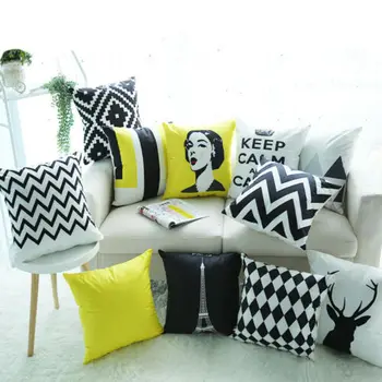 

Pillow Case Soft Cushion Cover Office Home Car Sofa Decoration Multi Color