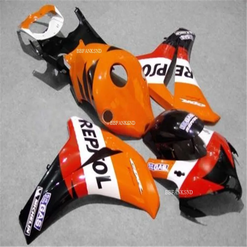 Для Honda CBR1000RR 2008 2009 2010 2011 CBR 1000 RR Обтекатели для работы тела REPSOL OEM фитинг ABS комплект обтекателей для мотоциклов - Цвет: full fairing