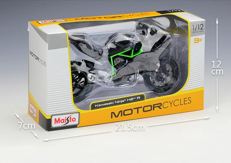 Новая модель велосипеда MAISTO 1:12 Kawasaki Ninja H2R H2 R литая металлическая бесплатная
