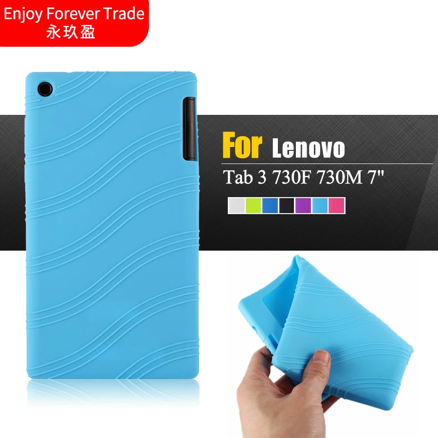Case Soft Silicon Rubber TPU Cover for Lenovo Tab 3 730F 730M 730X TB3