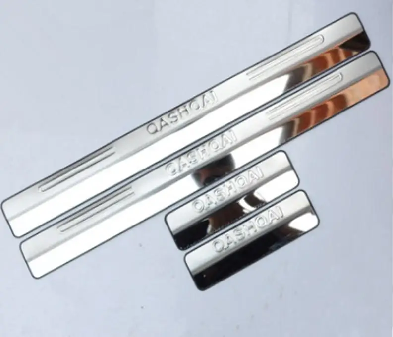 

Car Styling For Nissan Qashqai 2009-2019 J10 J11 Side Door Sill Protector Threshold Scuff Plate Welcome Pedals Covers Trims