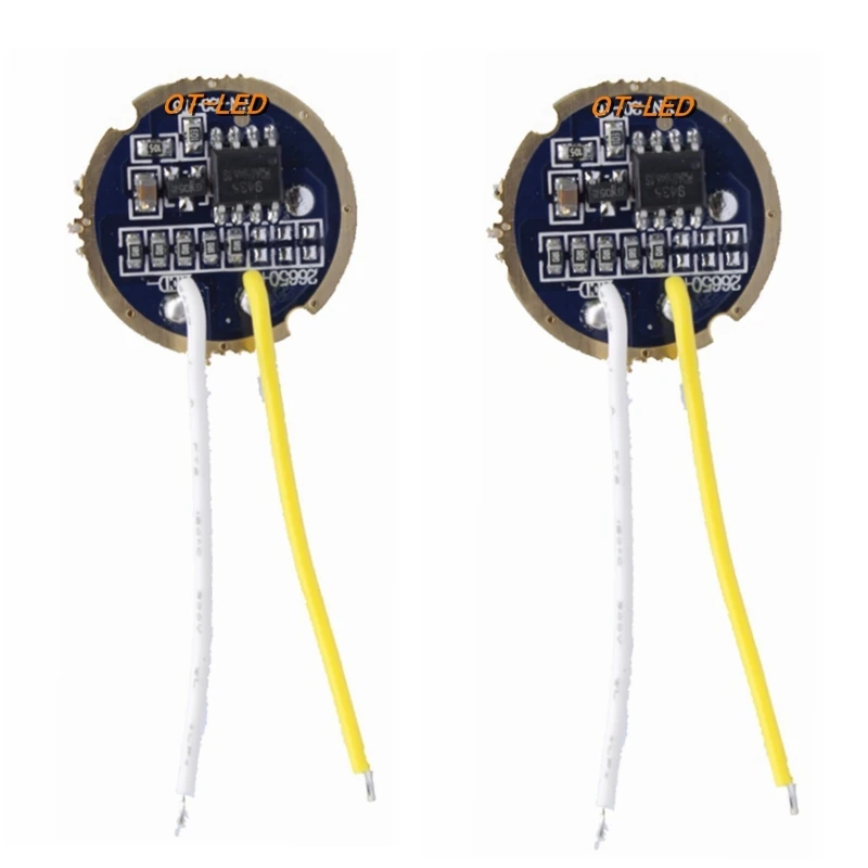 10 шт. cree xml led XPL xml2 T6 U2 драйвер 17 мм 20 3 4 2 в 2.2A 5 режимный Светодиодный для