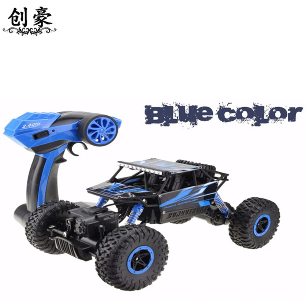 

1:18 Rc Car 2.4ghz Climbing Car 4x4 Double Motors Bigfoot Car Remote Control Model Off-road Vehicle Toy