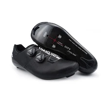 C3 City велосипедная обувь с теплоизоляцией 3K Углеродное волокно шоссейные велосипедные кроссовки 2 шнурка самоблокирующийся термопластичный велосипед