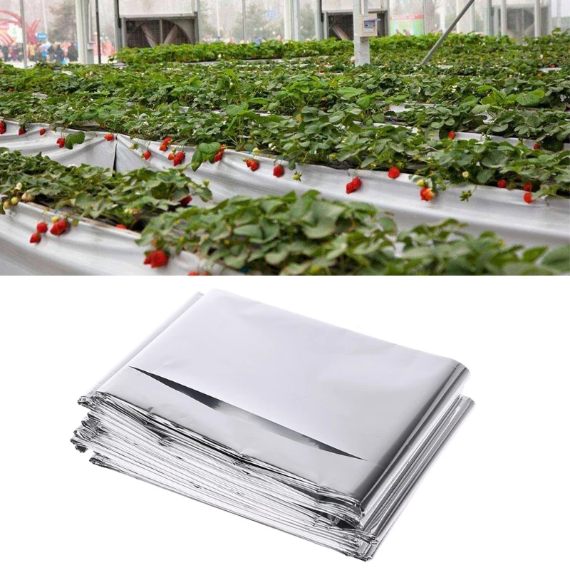 Garden Silver Reflective Plant Portable lightweight Reflective Flim Greenhouse Grow Light Accessories YH-KTSF