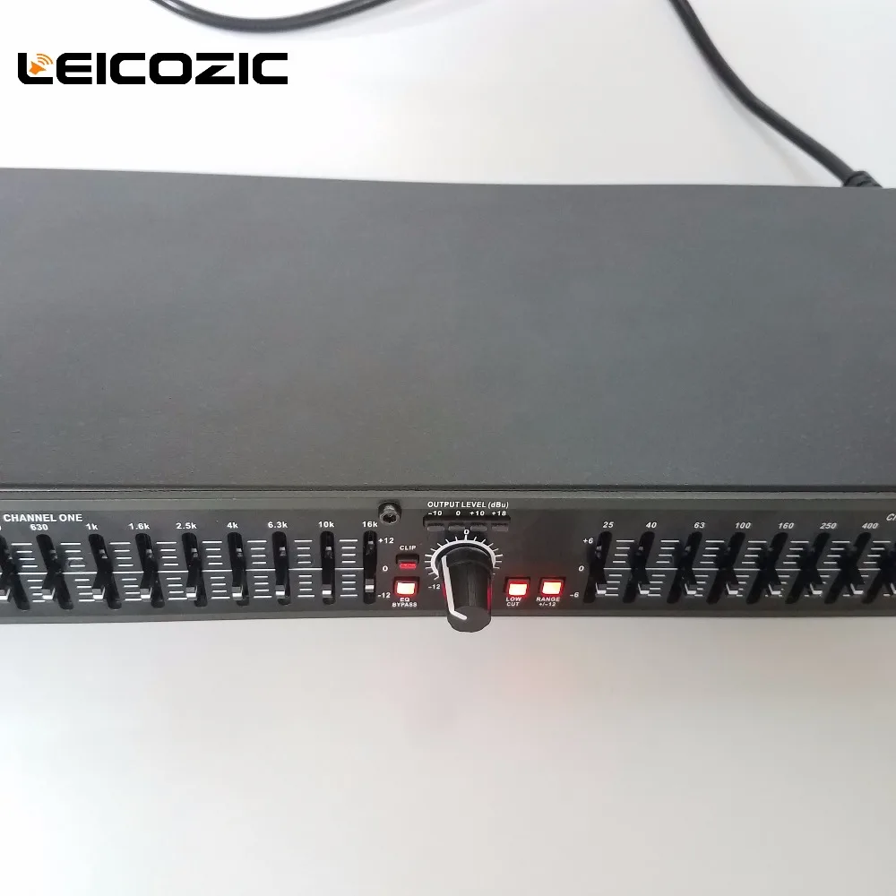 Leicozic двойной графический эквалайзер EQ215 2x15 полоса стерео эквалайзер Оборудование студии звукозаписи equipos de musica звуковая система