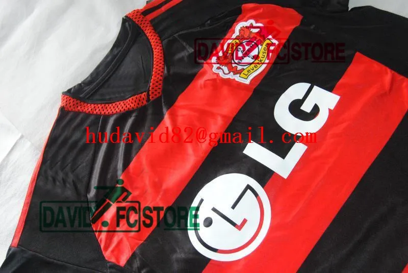 Leverkusen 15 16 Black Thailand Quality Soccer Jersey (2)