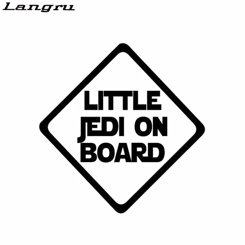 Langru Little Jedi Baby On Board Car Styling Warning Decal Personalized Creative Stickers Accessories Decorative Jdm | Автомобили и