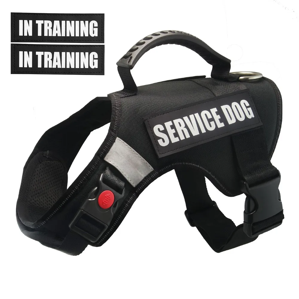 No Pull Dog Harness, Service Dog Vest, Adjustable Reflective In
