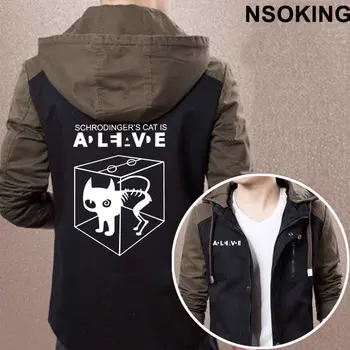

New Spring Autumn The Big Bang Theory Hoodie Fashion Sheldor Cat Cool Coat Men zipper Jacket