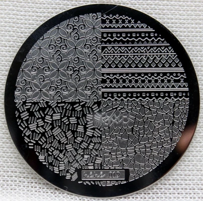 

Round Nail Art Stamp Stamping Plate Template Lotus Cloud Woman Flower Nail Art Stamp Template Image Plate hehe019